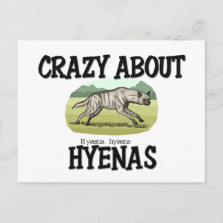 Crazy over Hyenas Briefkaart