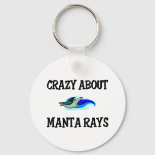 Crazy over Manta Rays Sleutelhanger