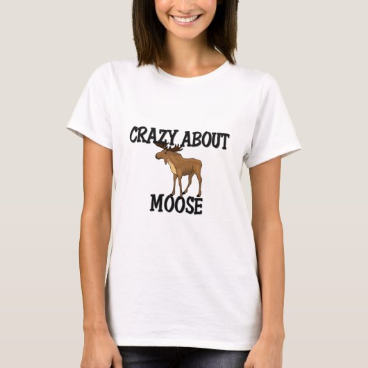 Crazy over Moose T-shirt (Voorkant)