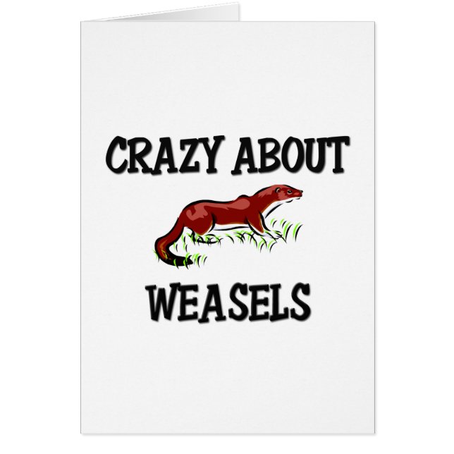 Crazy Over Weasels (Voorkant)