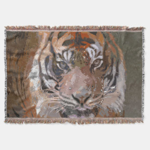 Crazy Paint - Tiger Deken