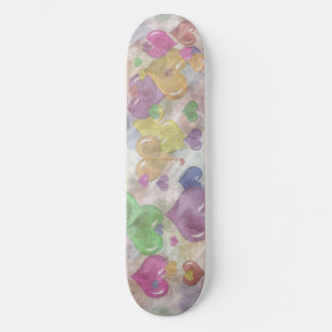 Crazy Pattern Rainbow Hearts Meisjes Skatedeck Skateboard