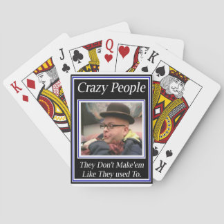 Crazy People Playing Cards Pokerkaarten
