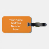 Crazy Personalized Bagagelabel (Achterkant horizontaal)