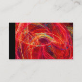 CRAZY PHOTON levendig zwart rood wit Visitekaartje (Achterkant)