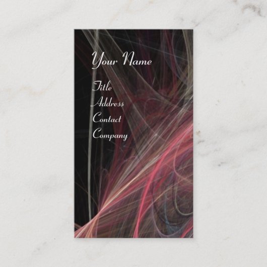 CRAZY PHOTON MONOGRAM paars Visitekaartje (Voorkant)