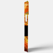 CRAZY PHOTON RED RUBY GEM STONE MONOGRAM Case-Mate iPhone CASE (Achterkant / Rechts)