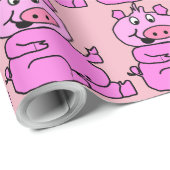 Crazy Pig Lady Cadeaupapier (Rol Hoek)