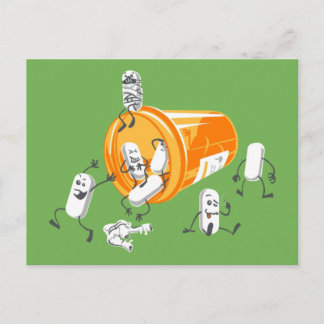 Crazy pills briefkaart