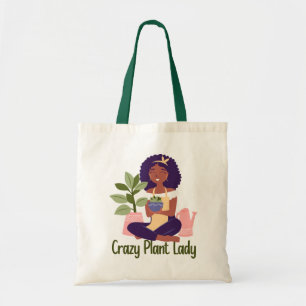 Crazy Plant Lady Canvas tas