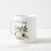 Crazy Plant Lady Coffee Mok (Voorkant links)
