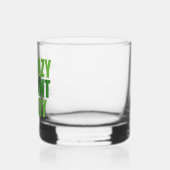 Crazy Plant Lady Cute Green Botanist Whisky Glas (Links)
