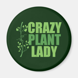 Crazy Plant Lady Magneet