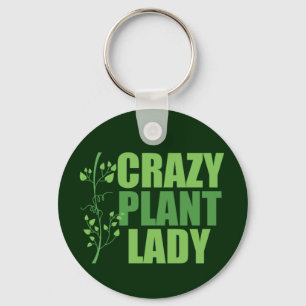 Crazy Plant Lady Sleutelhanger