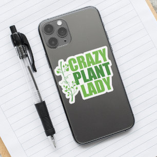 Crazy Plant Lady Sticker