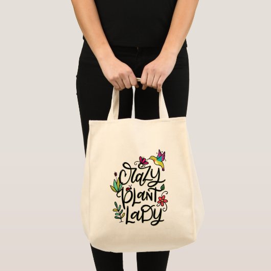 Crazy Plant Lady Tote Bag (Voorkant (product))