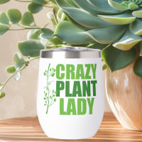 Crazy Plante Lady Cute Green Botaniste