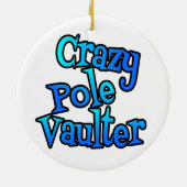 Crazy Pole Vaulter Keramisch Ornament (Achterkant)