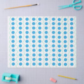 Crazy Polka Dot Blue Tissue Paper Tissuepapier (Craft)