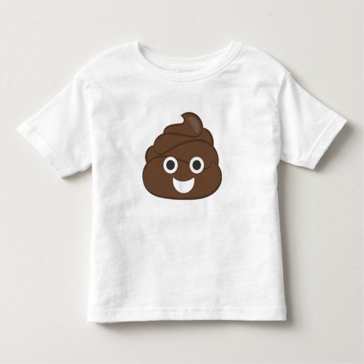 Crazy Poop Emoji Kinder Shirts (Voorkant)
