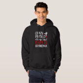 Crazy Proud Karate Oma Karate Grootmoeder 1 Hoodie (Voorkant volledig)