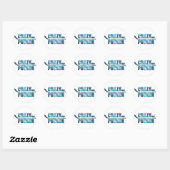 Crazy Pucker Ronde Sticker (Vel)