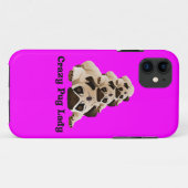 Crazy Pug Lady Case-Mate iPhone Case (Achterkant (horizontaal))