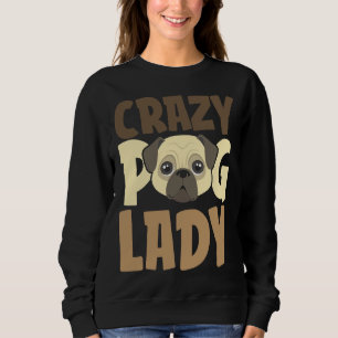 Crazy Pug Lady Classic T-Shirt 196