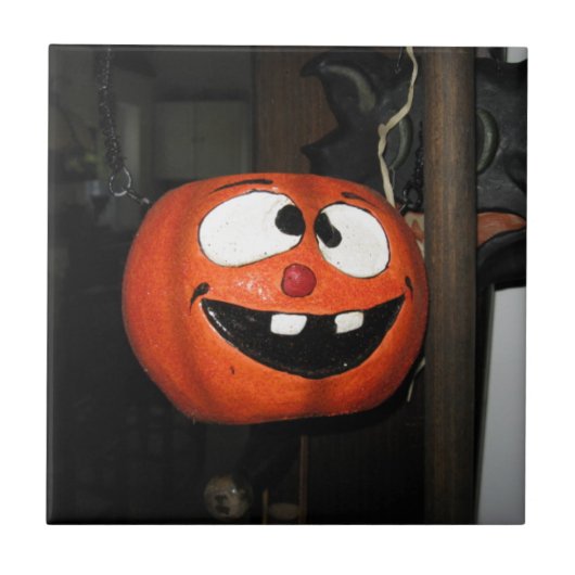 Crazy Pumpkin Tegeltje (Voorkant)