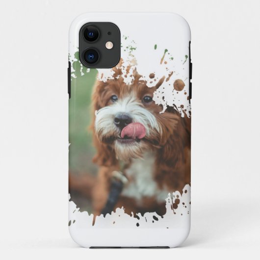 Crazy Puppy Case-Mate iPhone Case (Achterkant)