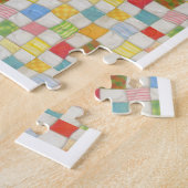 CRAZY QUILT 11x14 Big Pieces Puzzle - Blanc (Côté)