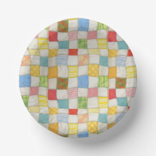CRAZY QUILT 18 cm Papieren Kommetjes Kommen