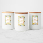 CRAZY QUILT 2"X3" Étiquette de contenants alimenta (Bouteilles)