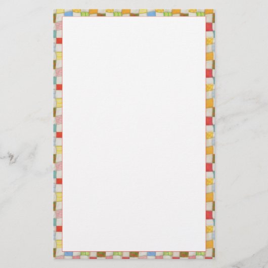 CRAZY QUILT 5.5x8.5 Papeterie (Devant)