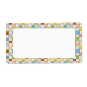 CRAZY QUILT 5x9,5 cm Labels