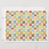 CRAZY QUILT 6.5x8.75 Plat Kaartje / Wit Horizontaa Kaart (Voorkant)