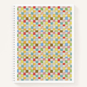 CRAZY QUILT 8,5x11 Carnet Spiral