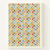 CRAZY QUILT 8,5x11 Carnet + Texte Jaune (Dos)