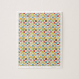 CRAZY QUILT 8x10 Puzzel - Wit Legpuzzel