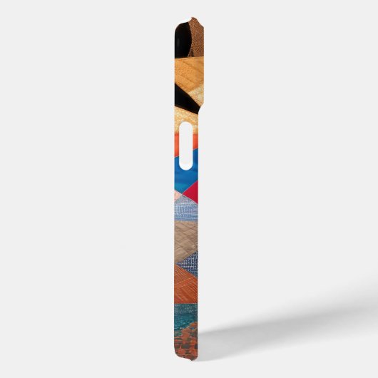 Crazy Quilt Abstract Pattern Case-Mate iPhone Case (Achterkant / Rechts)