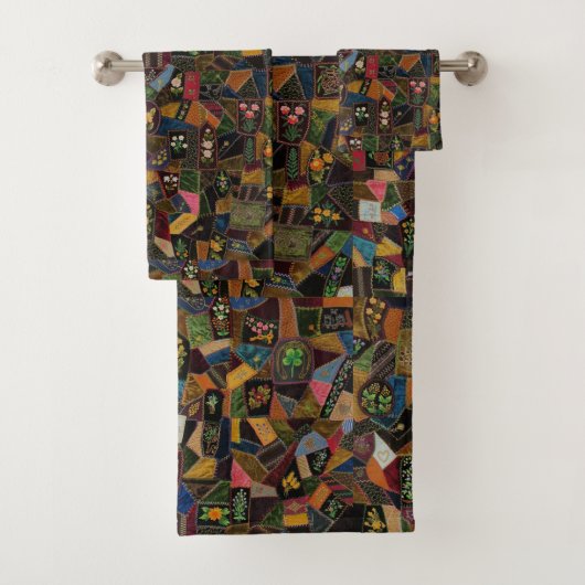 Crazy Quilt Bad Handdoek (Insitu)
