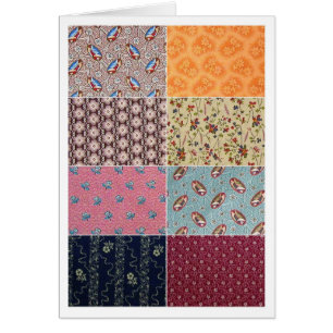  Crazy Quilt Blank-kaart