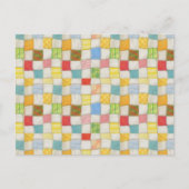 CRAZY QUILT Briefkaart (Voorkant)