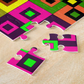 Crazy Quilt Carré Puzzle (Côté)