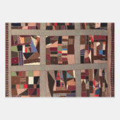 Crazy quilt design inpakpapier vel (Voorkant 3)