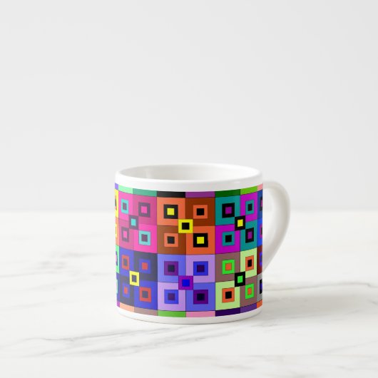 Crazy Quilt Espresso Mug (Devant droit)
