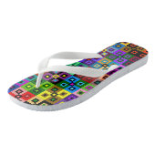 Crazy Quilt Flipflops Teenslippers (Schuin)