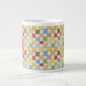 CRAZY QUILT Grande Tasse + Texte / Rouge (Devant)