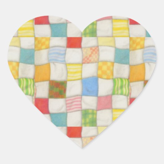 CRAZY QUILT Heart Stickers (Voorkant)