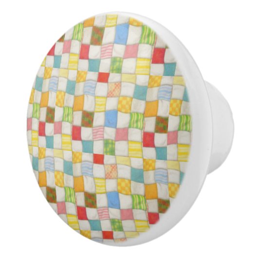 CRAZY QUILT Keramische Pull Keramische Knop (Rechts)